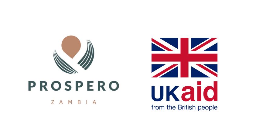 Logos for Prospero and UKAid